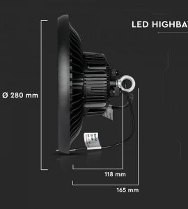 Proiector led 35W cu panou fotovoltaic: Lampa industriala led 100W