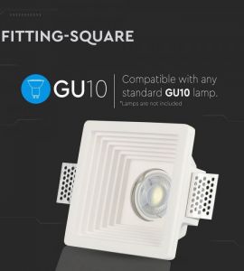 Lampa stradala led Samsung 100W: Corp spot patrat din ipsos