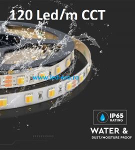 Lampa stradala dimabila led 100W: Banda led CCT Waterproof 14W 24V