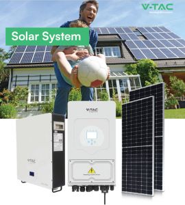 Invertor solar hibrid 6Kw Deye trifazic: Sistem fotovoltaic Hibrid 6Kw 