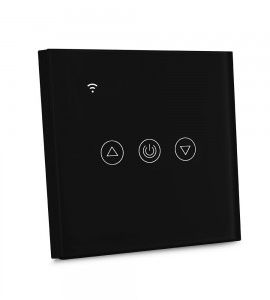 Intrerupator Wifi cu touch alb: Variator Wifi cu touch negru
