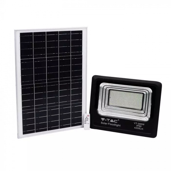 Proiector cu panou fotovoltaic 50W imagine 1