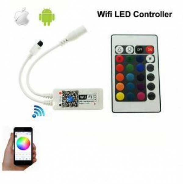 Controler Smart RGB Wi-fi si telecomanda imagine 1
