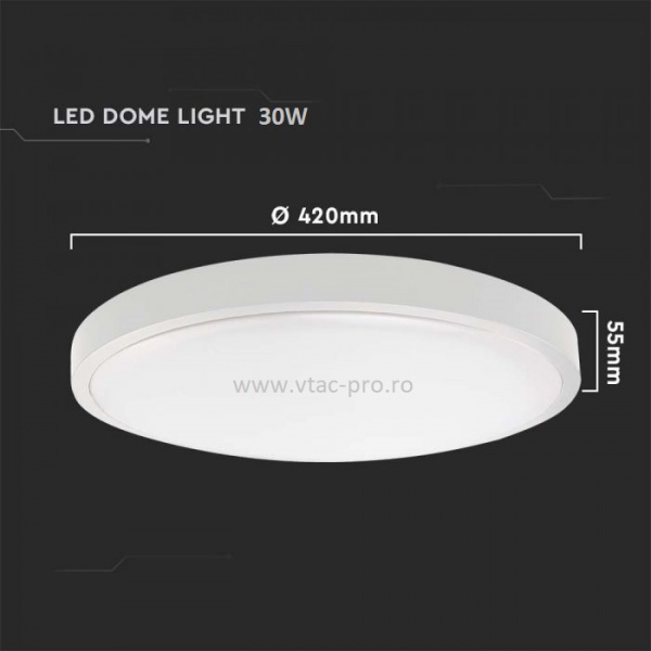 Plafoniera led 30W IP44 imagine 1