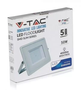 V-TAC PRO Proiectoare led Samsung: Proiector led Samsung 50W alb