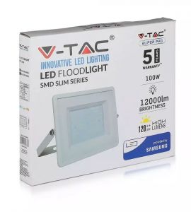 V-TAC PRO Proiectoare led Samsung: Proiector led 100W alb