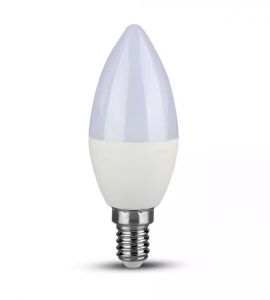 Becuri led cu glob din plastic: Bec led lumanare 4W