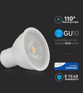 Becuri led cu glob din plastic: Becuri spot led Samsung 6,5W 