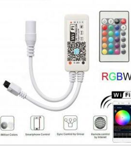 Proiector led Samsung 50W clasa C: Controler Smart RGBW cu Wifi si telecomanda