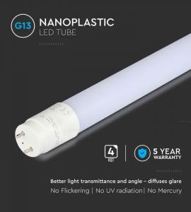 ILUMINAT INDUSTRIAL CU LED: Tub led T8 120cm 16,5W lumina neutra