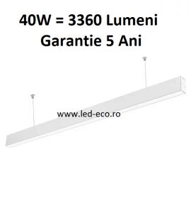 Iluminat magazin cu led: Lampi liniare suspendate led 40W