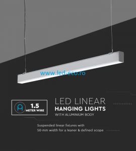 Aplica led 11W unghi ajustabil: Lampi dimabile liniare suspendate led 40W