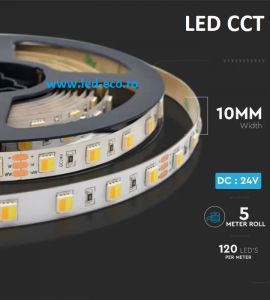 Lampi industriale liniare led 100W: Banda led CCT 24V 14W