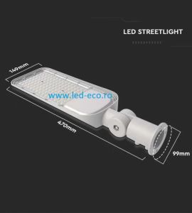 Proiectoare cu senzor 50W led: Lampi stradale led Samsung 50W cu brat reglabil