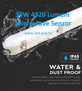 Lampi stradale led 50W lumina neutra: Lampa impermeabila led Samsung 36W si senzor