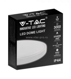 Proiectoare led 400W A++: Plafoniera led 30W IP44 lumina neutra