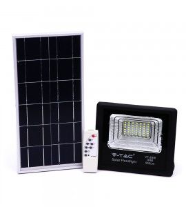 Proiector led 25W cu panou fotovoltaic