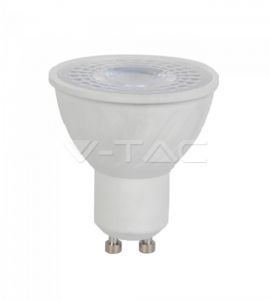 Lampa led pentru scara: Spot LED 6W GU10 Plastic cu Lentilă 4000K CRI 95+