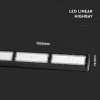 Lampa liniara industriala led 200W imagine 4