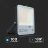 Proiector led 100W cu senzor crepuscular imagine 2