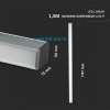 Lampi dimabile liniare suspendate led 40W imagine 3