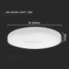 Plafoniera led 18W cu senzor IP44 imagine 2