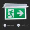 Lampa exit tavan gips carton imagine 3